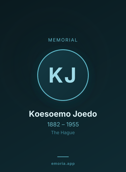 Memorial portrait of Koesoemo Joedo