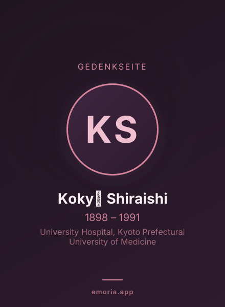 Gedenkportrait von Kokyō Shiraishi