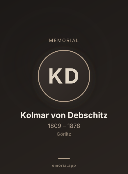 Memorial portrait of Kolmar von Debschitz