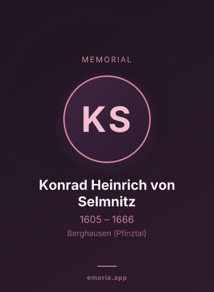 Memorial portrait of Konrad Heinrich von Selmnitz