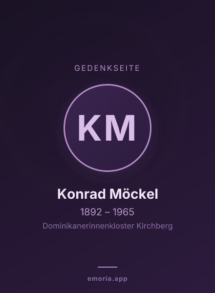 Gedenkportrait von Konrad Möckel