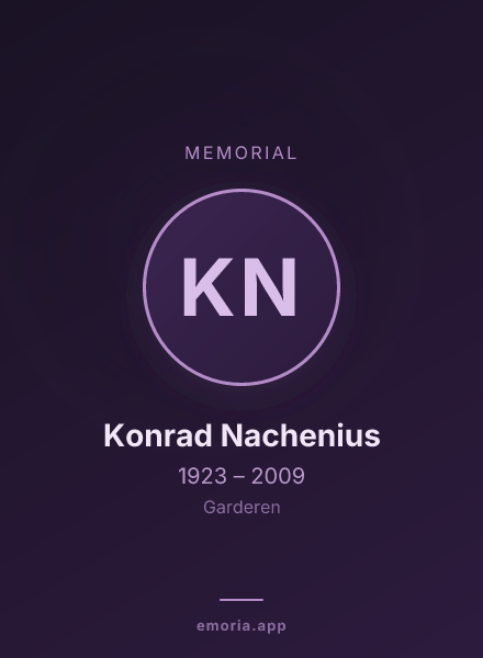 Memorial portrait of Konrad Nachenius