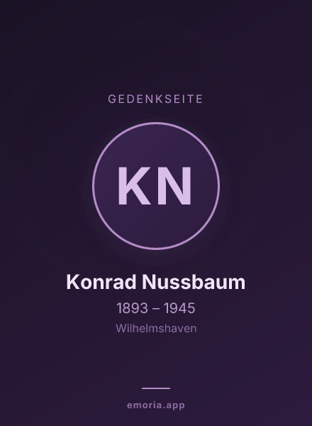 Gedenkportrait von Konrad Nussbaum