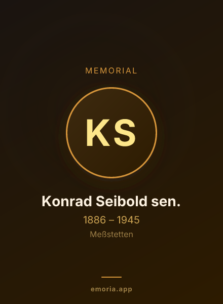 Memorial portrait of Konrad Seibold sen.