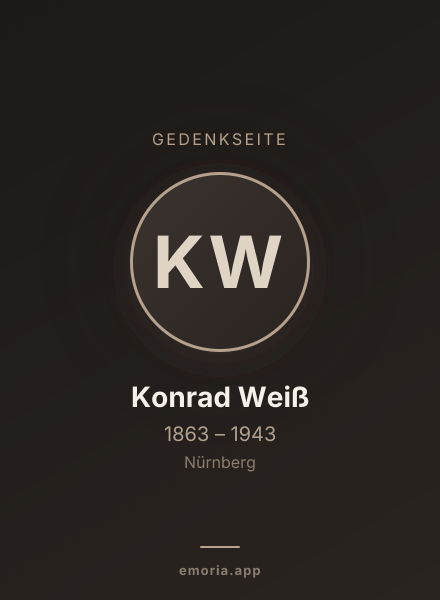 Gedenkportrait von Konrad Weiß