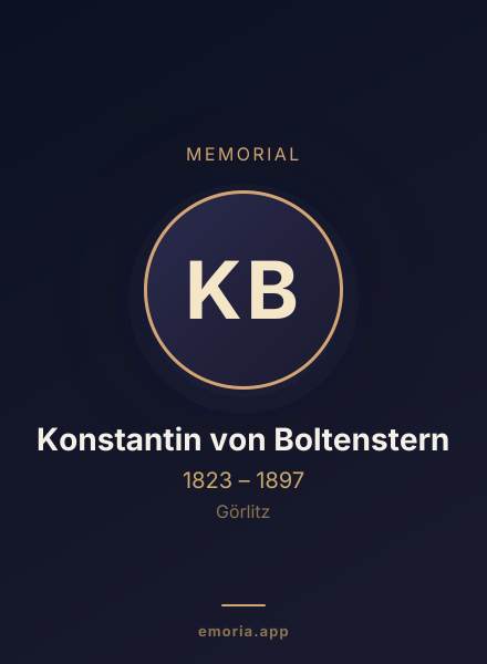 Memorial portrait of Konstantin von Boltenstern