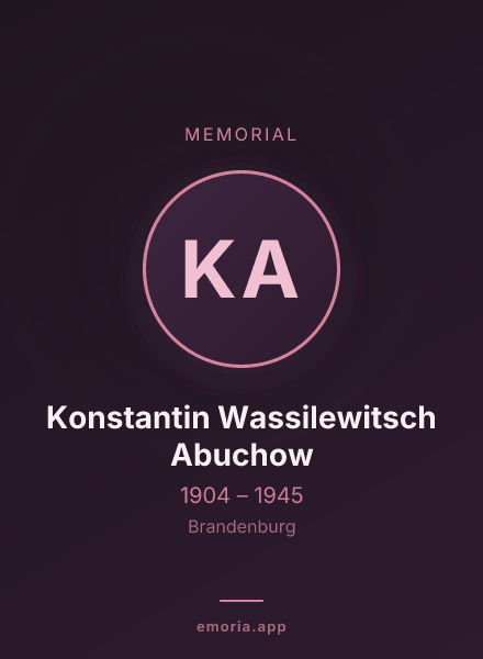 Memorial portrait of Konstantin Wassilewitsch Abuchow
