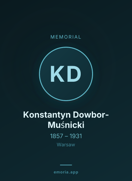 Memorial portrait of Konstantyn Dowbor-Muśnicki