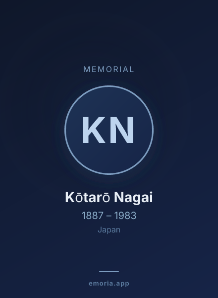 Memorial portrait of Kōtarō Nagai
