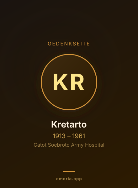 Gedenkportrait von Kretarto