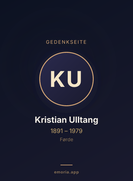 Gedenkportrait von Kristian Ulltang