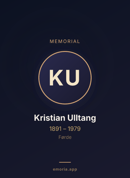 Memorial portrait of Kristian Ulltang