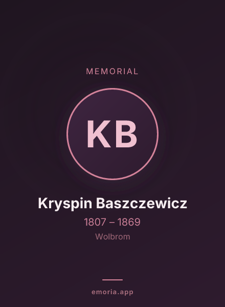 Memorial portrait of Kryspin Baszczewicz