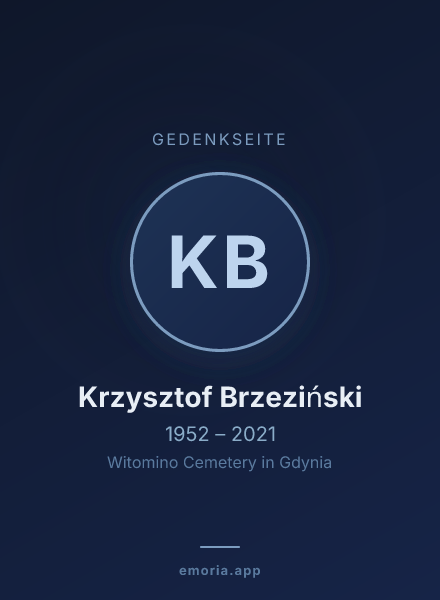 Gedenkportrait von Krzysztof Brzeziński