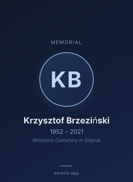 Memorial portrait of Krzysztof Brzeziński