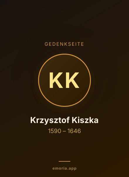 Gedenkportrait von Krzysztof Kiszka