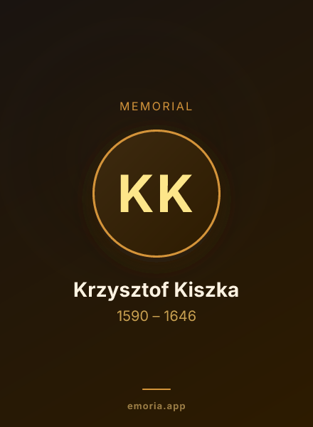 Memorial portrait of Krzysztof Kiszka