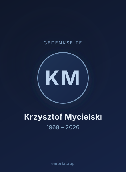 Gedenkportrait von Krzysztof Mycielski