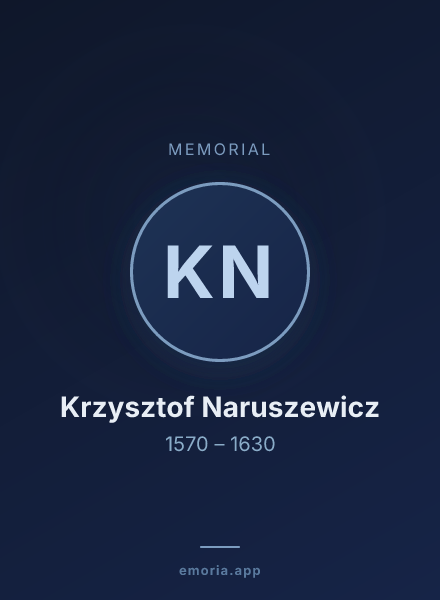 Memorial portrait of Krzysztof Naruszewicz