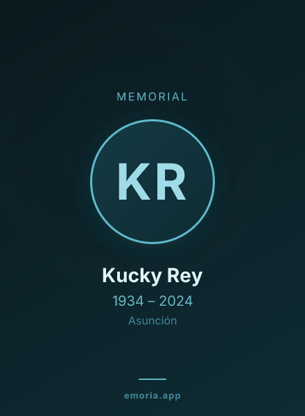 Memorial portrait of Kucky Rey