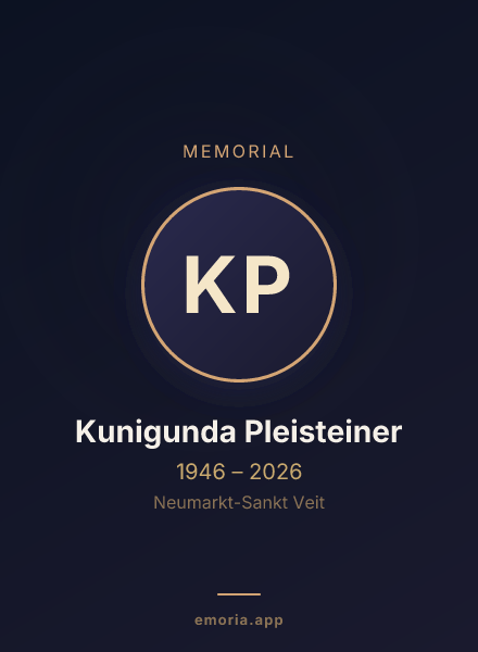 Memorial portrait of Kunigunda Pleisteiner