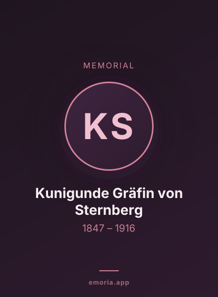Memorial portrait of Kunigunde Gräfin von Sternberg