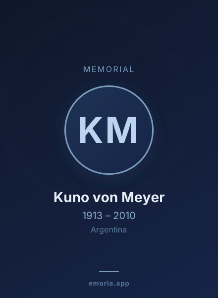 Memorial portrait of Kuno von Meyer