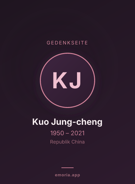Gedenkportrait von Kuo Jung-cheng