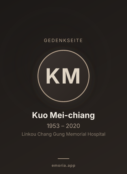 Gedenkportrait von Kuo Mei-chiang