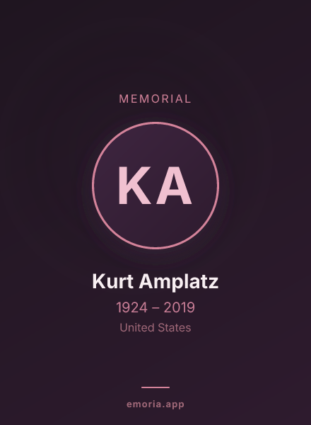 Memorial portrait of Kurt Amplatz