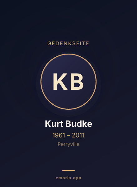 Gedenkportrait von Kurt Budke