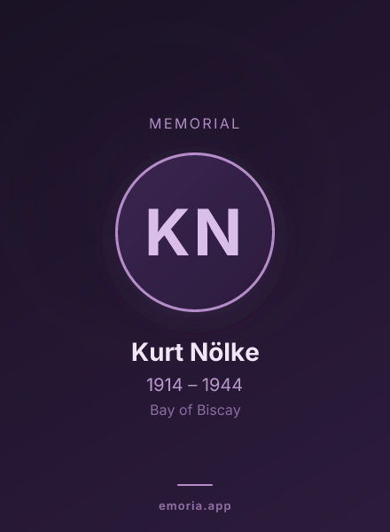 Memorial portrait of Kurt Nölke