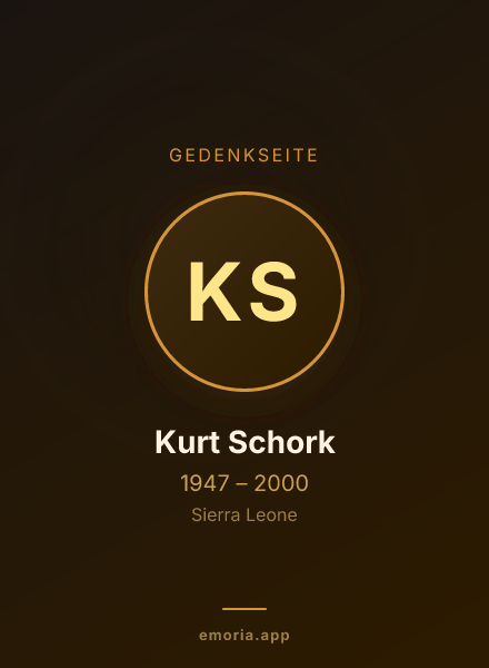 Gedenkportrait von Kurt Schork