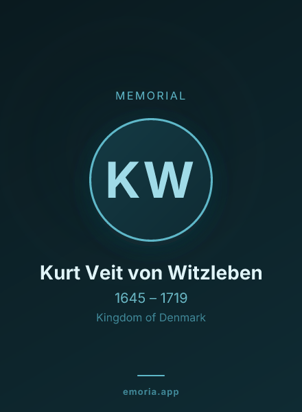 Memorial portrait of Kurt Veit von Witzleben