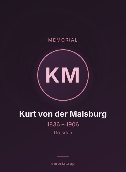 Memorial portrait of Kurt von der Malsburg