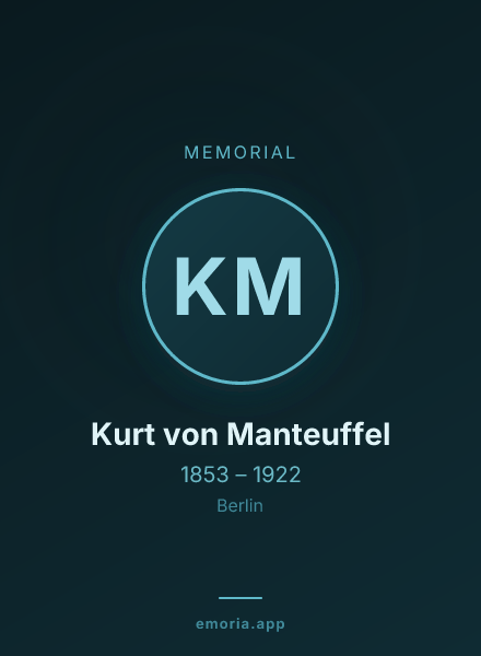 Memorial portrait of Kurt von Manteuffel