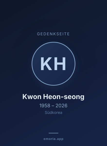 Gedenkportrait von Kwon Heon-seong