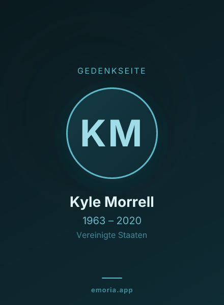 Gedenkportrait von Kyle Morrell