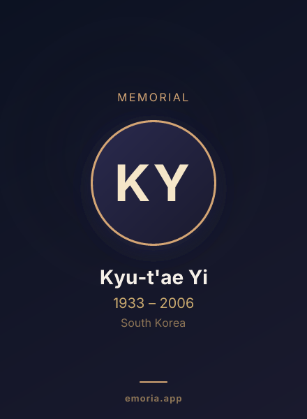 Memorial portrait of Kyu-t'ae Yi