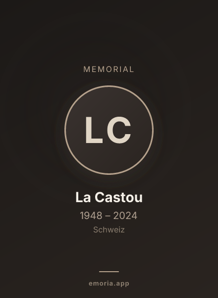 Memorial portrait of La Castou