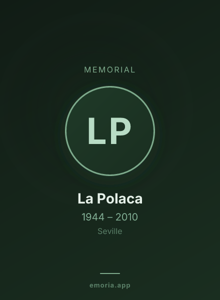 Memorial portrait of La Polaca