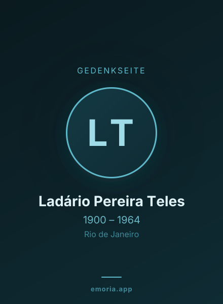 Gedenkportrait von Ladário Pereira Teles