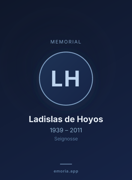 Memorial portrait of Ladislas de Hoyos