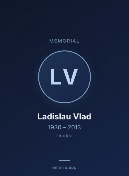 Memorial portrait of Ladislau Vlad