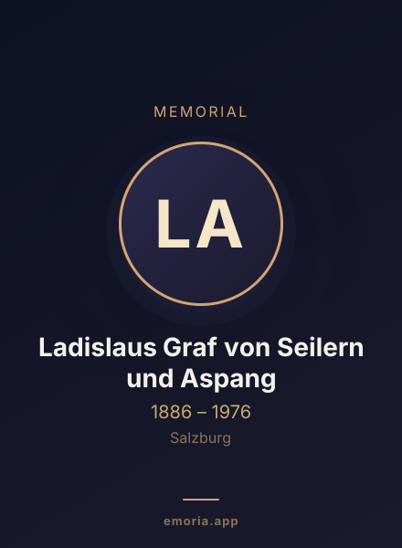 Memorial portrait of Ladislaus Graf von Seilern und Aspang