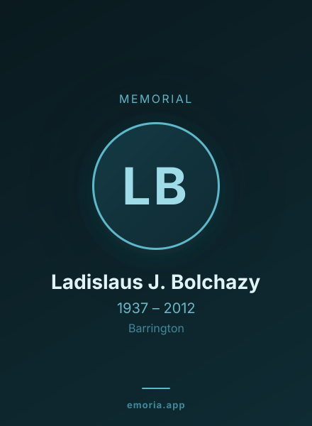 Memorial portrait of Ladislaus J. Bolchazy