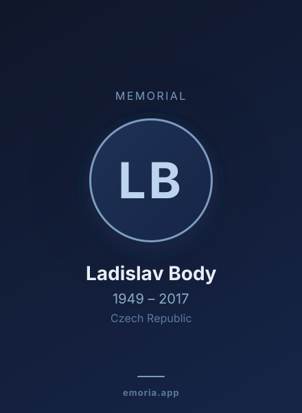 Memorial portrait of Ladislav Body