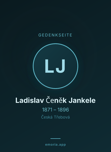 Gedenkportrait von Ladislav Čeněk Jankele