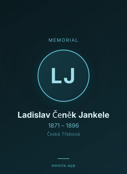 Memorial portrait of Ladislav Čeněk Jankele