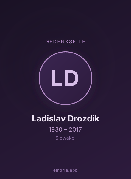 Gedenkportrait von Ladislav Drozdík